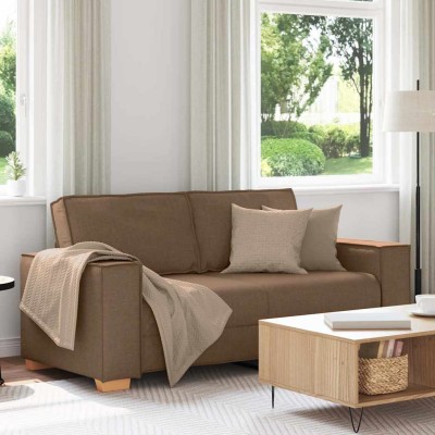 Dvivietė sofa, ruda,...