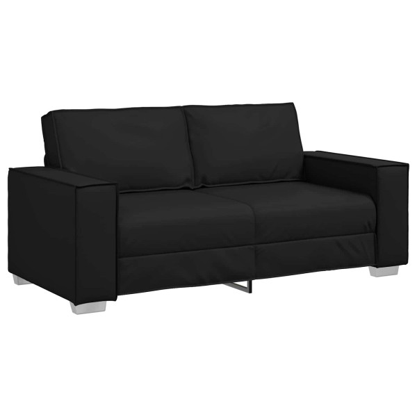 Double sofa Black 180 cm Artificial leather