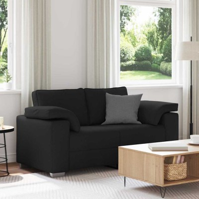 Dvivietė sofa Juodas 160 cm...