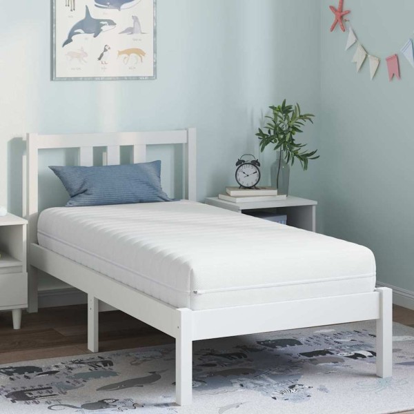 Mattress White 80 x 160 cm Pocket spring