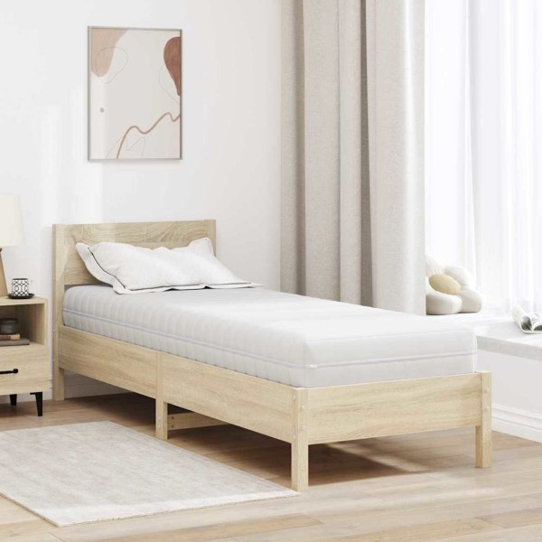 Mattress White 80 x 200 cm Pocket spring