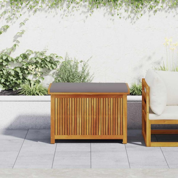 Outdoor box for cushions, 90x50x60.5 cm, solid acacia