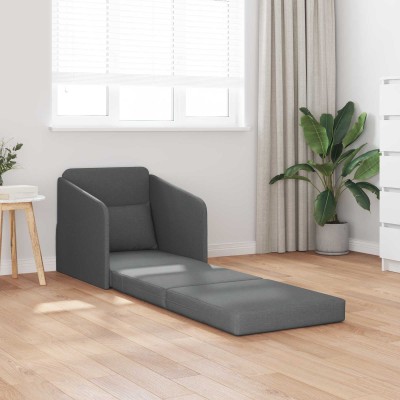 Sofa bed Dark gray fabric...