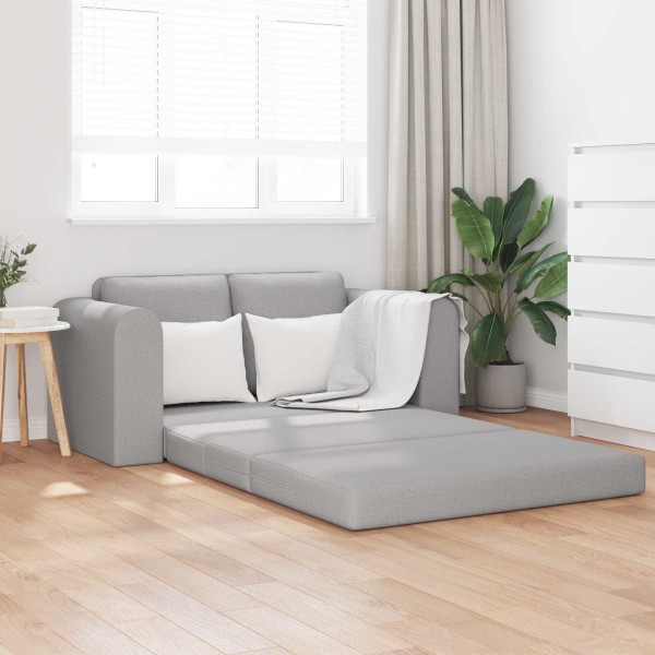 Sofa bed Cloud gray 148 x 71 x 83 cm fabric