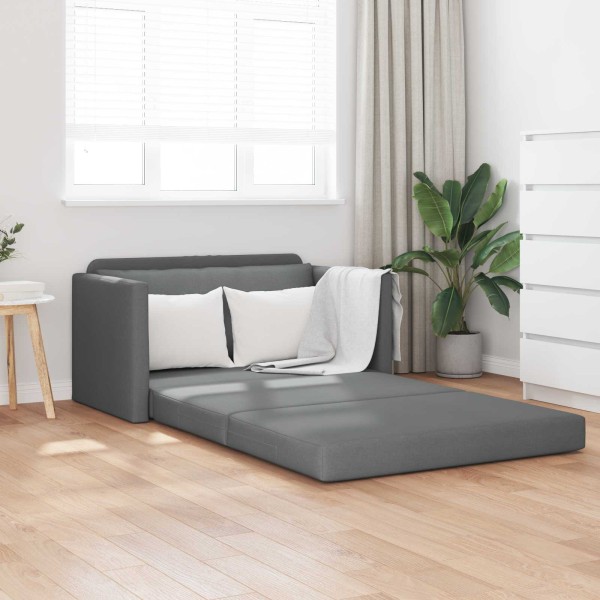 Sofa bed 110cm Dark gray fabric