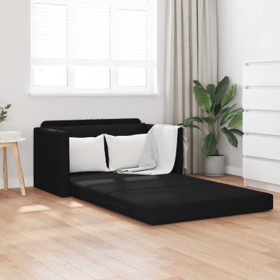 Sofa bed 110cm Black fabric