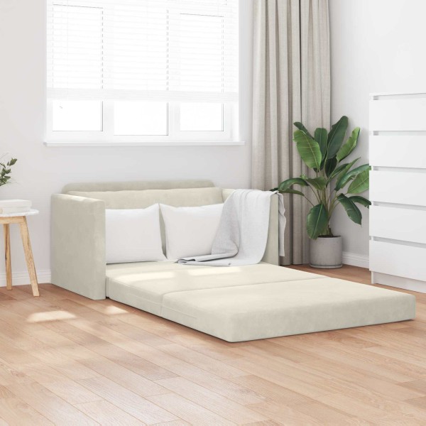 Sofa lova Kreminė 124 x 71 x 78 cm Aksomas