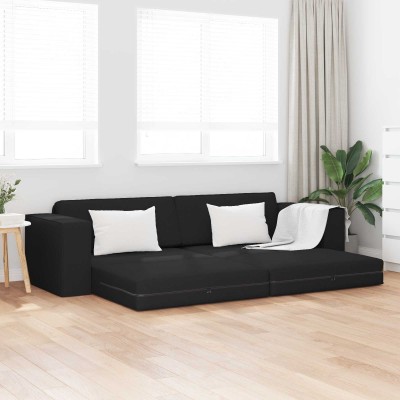 Sofa bed Black fabric 245 x...