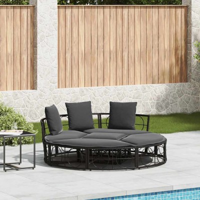 outdoor lounge bed without...