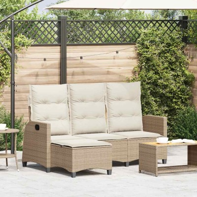 Reclining garden sofa with...