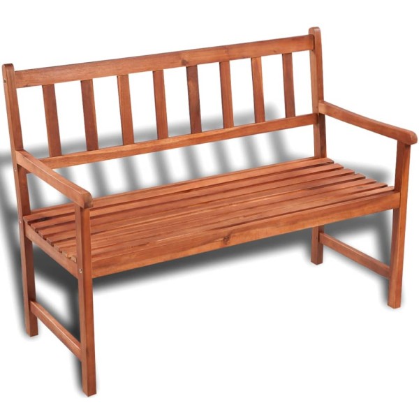 Garden bench, 120 cm, solid acacia wood