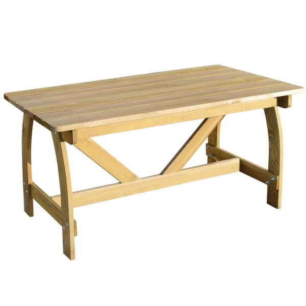 Garden table, 150x74x75cm, impregnated pine wood
