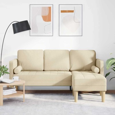 Sofa set with pillow Cream...