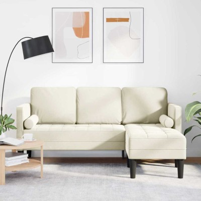 Sofa set with pillow Cream...