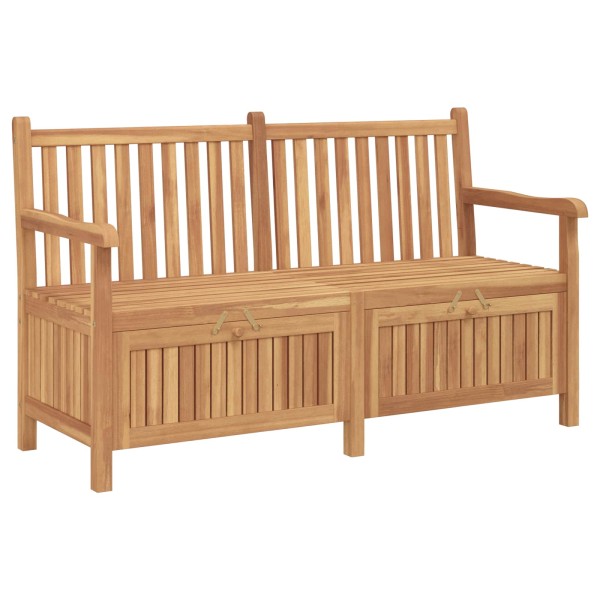 Garden bench with storage 150 x 60 x 90 cm Solid wood