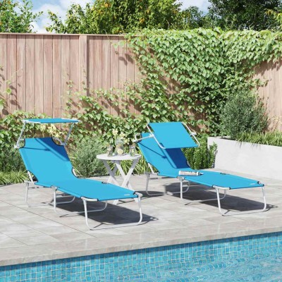 Sun lounger 2 pcs Bright...