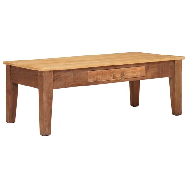 Coffee table Brown 110 x 55 x 40 cm Solid mango wood