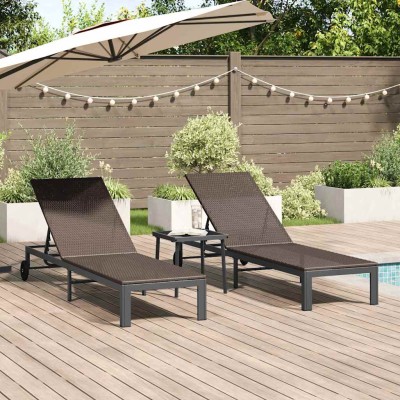 Sun lounger 2-person 3 pcs...