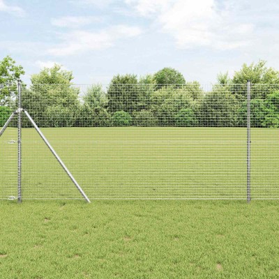 Welded wire fence Silver