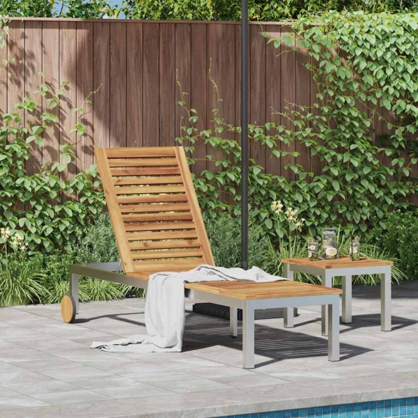 Sunbed Natural oil Solid acacia wood