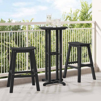 Bar stool 2 pcs Black 52 x...