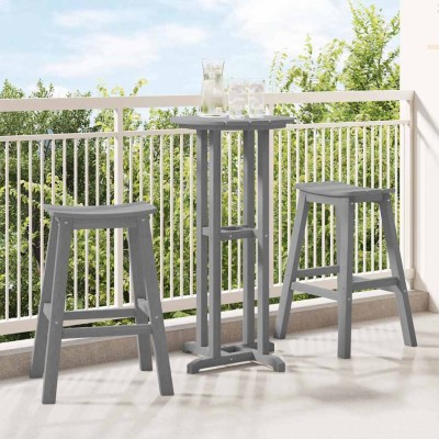 Bar stool 2 pcs Light gray...