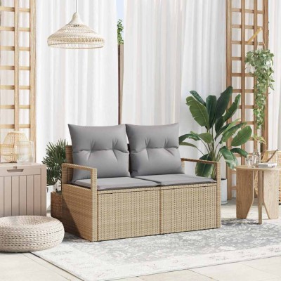 Garden sofa with pillow 120...