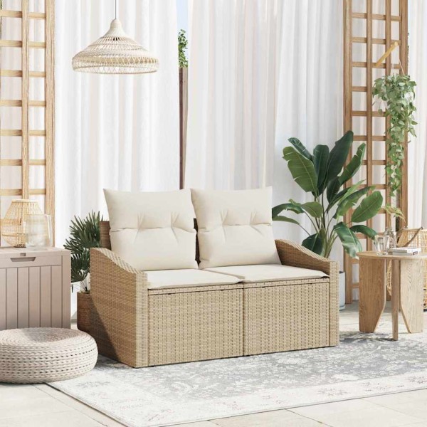 Sodo sofa su pagalve 123 x 62 x 69 cm poliratanas