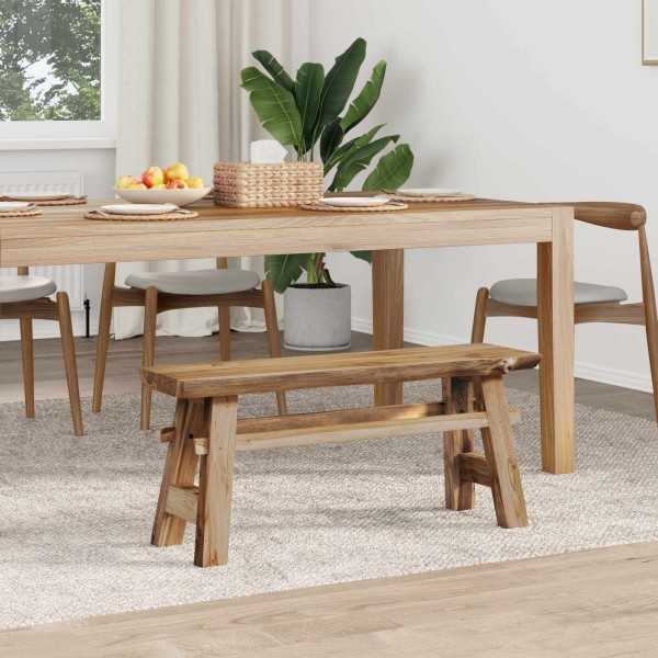 bench Natural 100 x 29 x 43.5 cm Solid teka wood