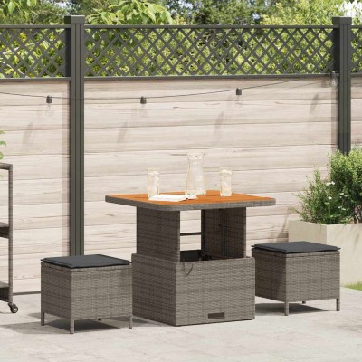 Garden dining set Gray...