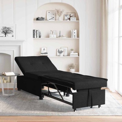 Pull-out sofa-bed Black...