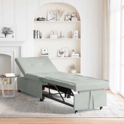 Sofa bed Light gray 194 x...