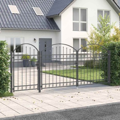 Garden fence gate with...