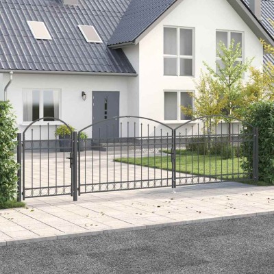 Garden fence gate with...