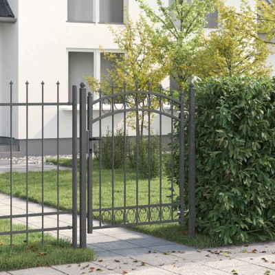 Fence gate with spikes...