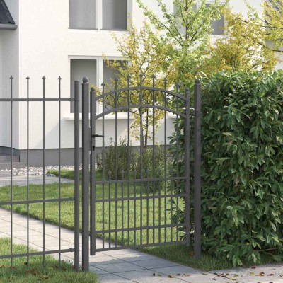 Fence gate with spikes...