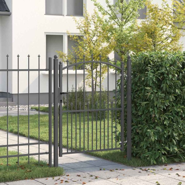 Fence gate with spikes EMMEN 150 x 100 cm