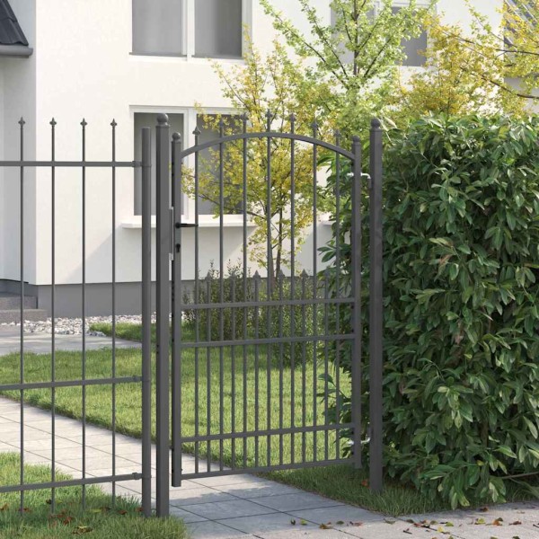 Fence gate with spikes EMMEN 200 x 100 cm