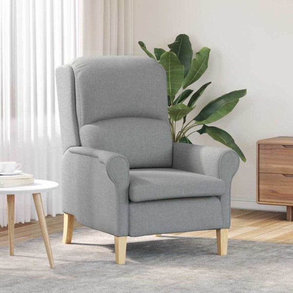 armchair Light gray fabric