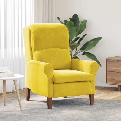 armchair Yellow Velvet