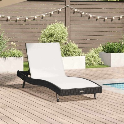 Sun lounger Black and White...