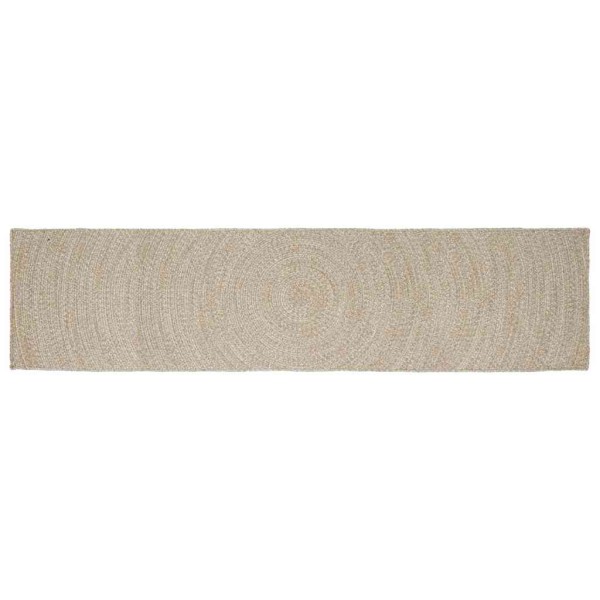 Surface Carpets Natural and White 80 x 400 cm Jute