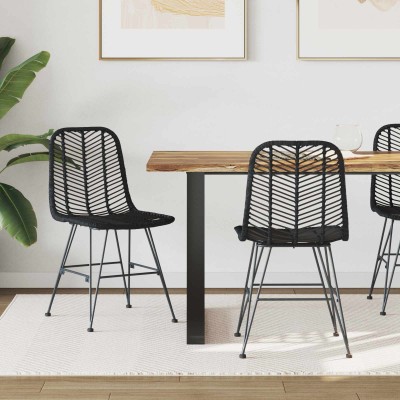 Dining chair 2 pcs Rattan...