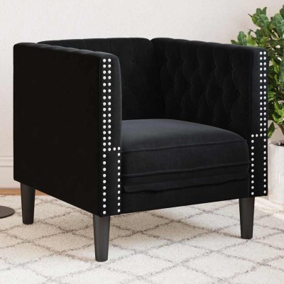 Sofa Black 74.5 x 71 x 70.5...