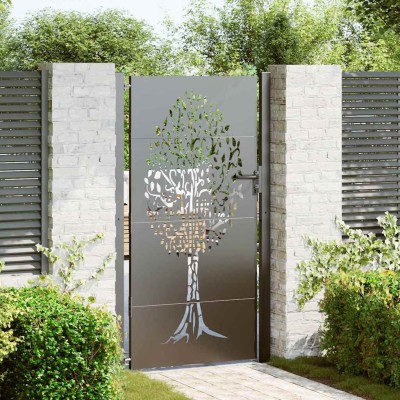 Garden gate with lock Black...