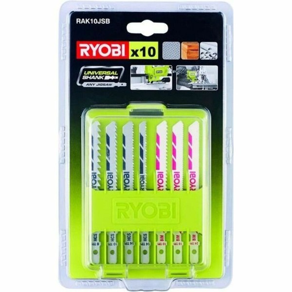 Лезвие пилы Ryobi RAK10JSB Лобзик 10 Предметы