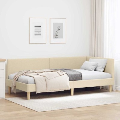 Corner bed structure Cream...