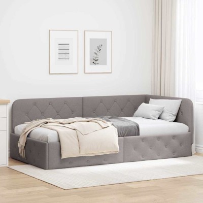 Corner bed structure Taupe...