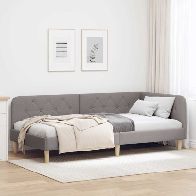 Corner bed structure Taupe...