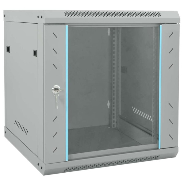 Network cabinet with storage Gray 53 x 60 x 60 cm Steel